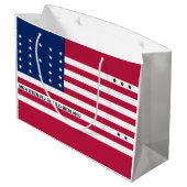 愛国的ビキニ国旗 ラージペーパーバッグ (裏面アングル)