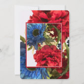 愛国的ピクニック招待状 招待状 (裏面)