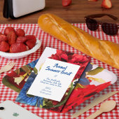 愛国的ピクニック招待状 招待状