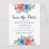 愛国的フローラ赤白青パーティー卒業S ポストカード (正面)