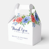 愛国的フローラ赤白青7月結婚4日 フェイバーボックス (裏面サイド)