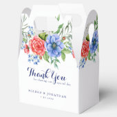 愛国的フローラ赤白青7月結婚4日 フェイバーボックス (オープン)