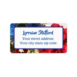 愛国的フローラ ラベル