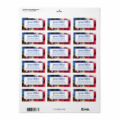 愛国的フローラ ラベル (フルシート)