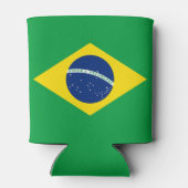 愛国的ブラジル国旗のクーラーボックス 缶クーラー (裏面)