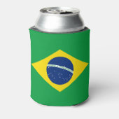 愛国的ブラジル国旗のクーラーボックス 缶クーラー (缶裏面)