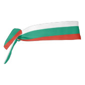 愛国的ブルガリア国旗 タイヘッドバンド (回転270)