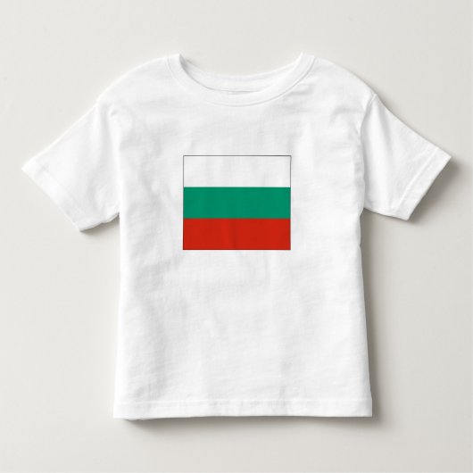 愛国的ブルガリア国旗 トドラーTシャツ (正面)