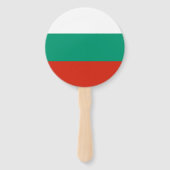 愛国的ブルガリア国旗 ハンドファン (裏面)