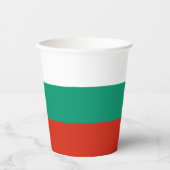 愛国的ブルガリア国旗 紙コップ (正面)