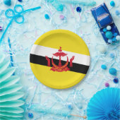 愛国的ブルネイ国旗の紙プレート ペーパープレート (パーティー)