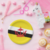 愛国的ブルネイ国旗の紙プレート ペーパープレート (パーティー)