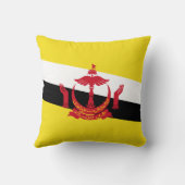 愛国的ブルネイ国旗の装飾用クッション クッション (裏面)