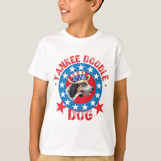 愛国的ブルーティック Tシャツ (正面)