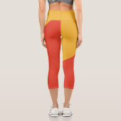 愛国的ブータン国旗 カプリレギンス (裏面)