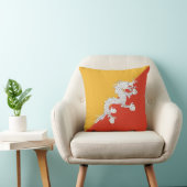 愛国的ブータン国旗 クッション (椅子)