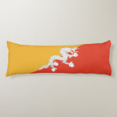 愛国的ブータン国旗 ボディピロー (正面)