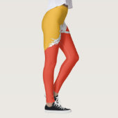 愛国的ブータン国旗 レギンス (右)