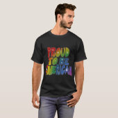愛国的プライドの色鮮やか付 Tシャツ (正面フル)