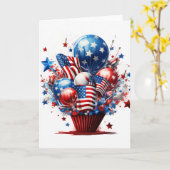 愛国的プライド カード (黄色い花)