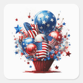 愛国的プライド スクエアシール