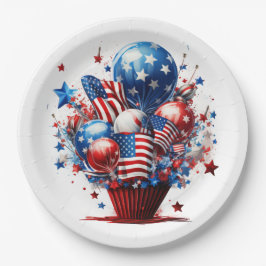 愛国的プライド ペーパープレート