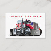 愛国的プロフェッショナル運送運送会社 名刺 (正面)