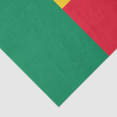 愛国的ベナン国旗のティッシュペーパー 薄葉紙 (詳細)