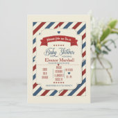 愛国的ベビーシャワー招待状 招待状 (スタンド正面)
