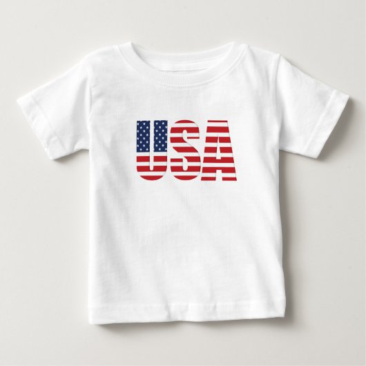 愛国的ベビーTシャツ ベビーTシャツ (正面)