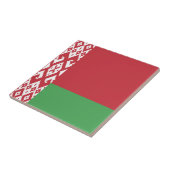 愛国的ベラルーシ国旗のタイル タイル (側面)