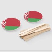 愛国的ベラルーシ国旗のハンドファン ハンドファン (組立なし)