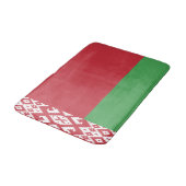 愛国的ベラルーシ国旗のバスマット バスマット (アングル)