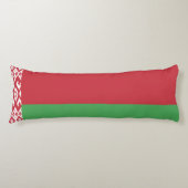 愛国的ベラルーシ国旗の抱き枕 ボディピロー (正面)