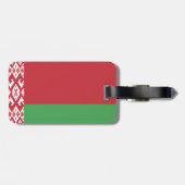 愛国的ベラルーシ国旗の荷物タグ ラゲッジタグ (裏面横)