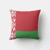 愛国的ベラルーシ国旗の装飾用クッション クッション (裏面)