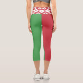 愛国的ベラルーシ国旗 カプリレギンス (裏面)