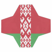 愛国的ベラルーシ国旗 サッカーボール (フラット)