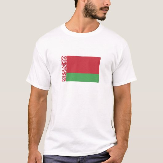 愛国的ベラルーシ国旗 Tシャツ (正面)