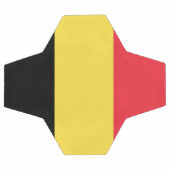 愛国的ベルギー国旗 サッカーボール (フラット)