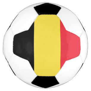 愛国的ベルギー国旗 サッカーボール