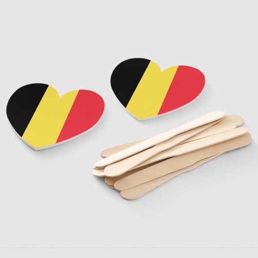 愛国的ベルギー国旗 ハンドファン (組立なし)