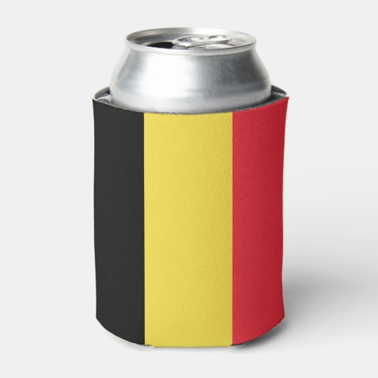 愛国的ベルギー国旗 缶クーラー (缶正面)