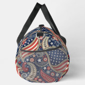 愛国的ペイズリープリントカットソーバッグ ダッフルバッグ (右)