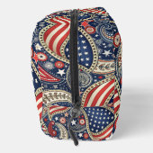 愛国的ペイズリープリントカットソーバッグ ドップキット (右)