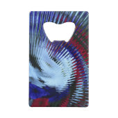 愛国的ペチュニア吹オフCCボトルオープナー クレジットカード栓抜き (裏面)