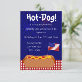 愛国的ホットドッグ！パーティー 招待状 (スタンド正面)
