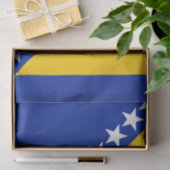 愛国的ボスニア・ヘルツェゴビナ国旗のティッシュペーパー 薄葉紙 (ギフト)