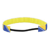 愛国的ボスニア・ヘルツェゴビナ国旗の陸上ヘッドバン アスレチックヘッドバンド (裏面)