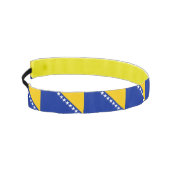 愛国的ボスニア・ヘルツェゴビナ国旗の陸上ヘッドバン アスレチックヘッドバンド (左)